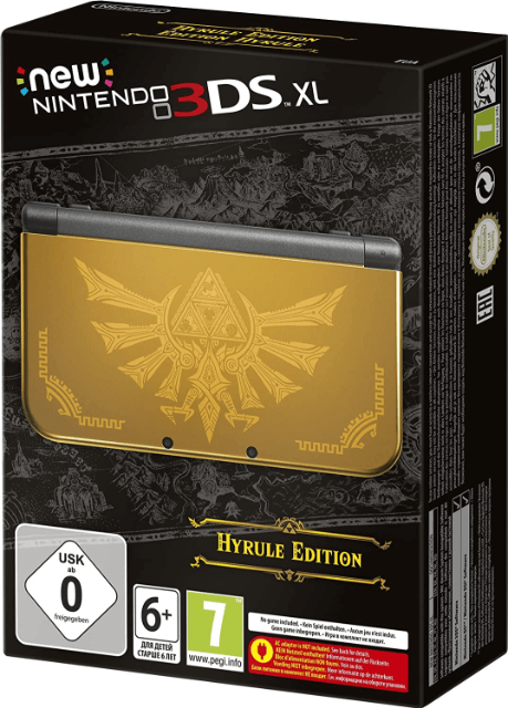 New Nintendo 3DS XL Hyrule Edition box art for Nintendo 3DS